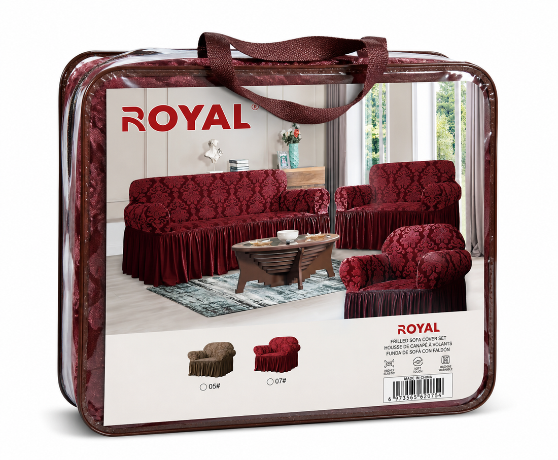 Juego de Forros de Sofas Premium Royal Jaguar 3 Pz.