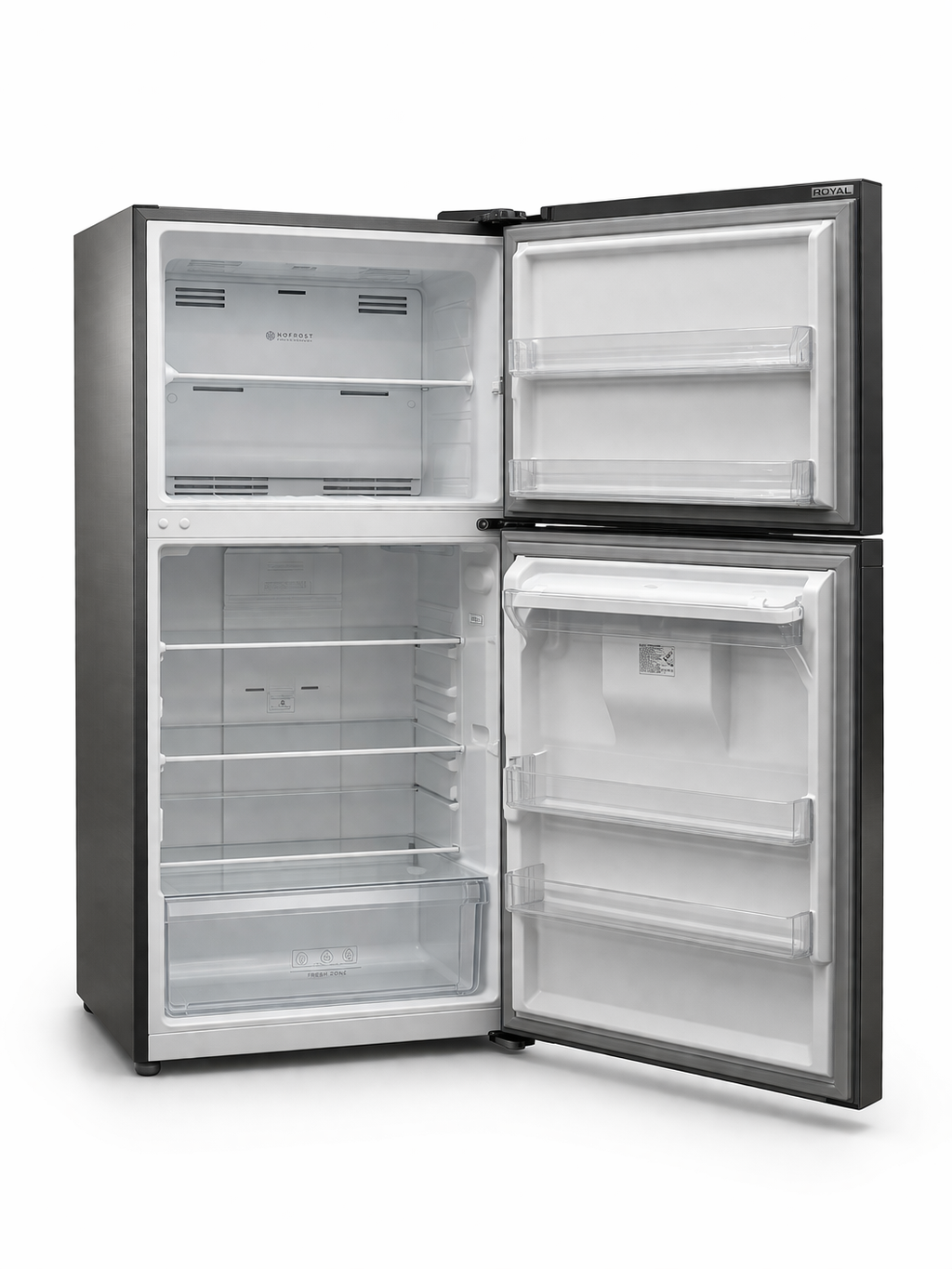 Refrigeradora Royal Inverter Doble Puerta No Frost Con Dispensador 15"